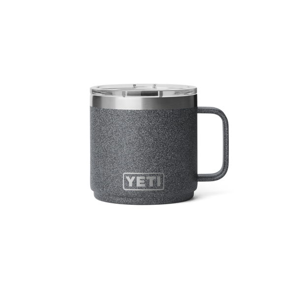 YETI RamblerĀ® 14 oz (414 ml) Stackable Mug Black Stone