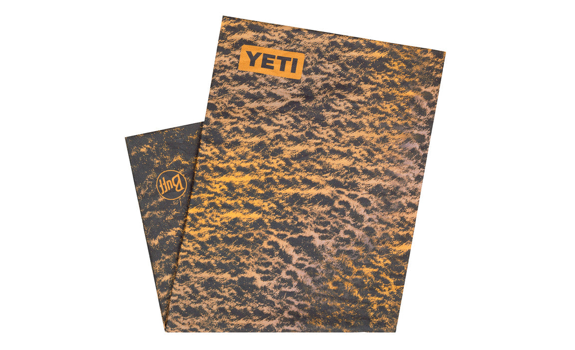 YETI Neck Gaiter By Buff Tufts Yellow/Taupe