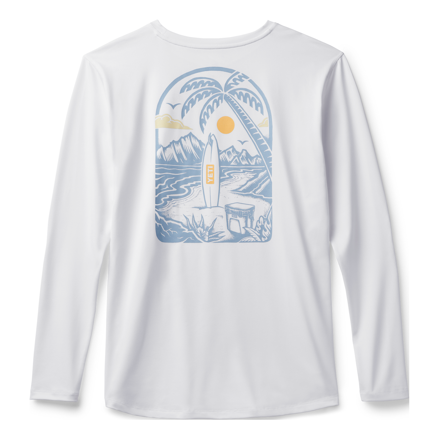 YETI Womens Surf Trip Long Sleeve Sunshirt White