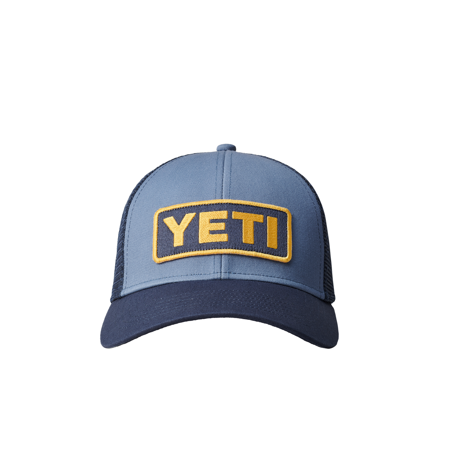 YETI Logo Badge Low Profile Trucker Hat Navy