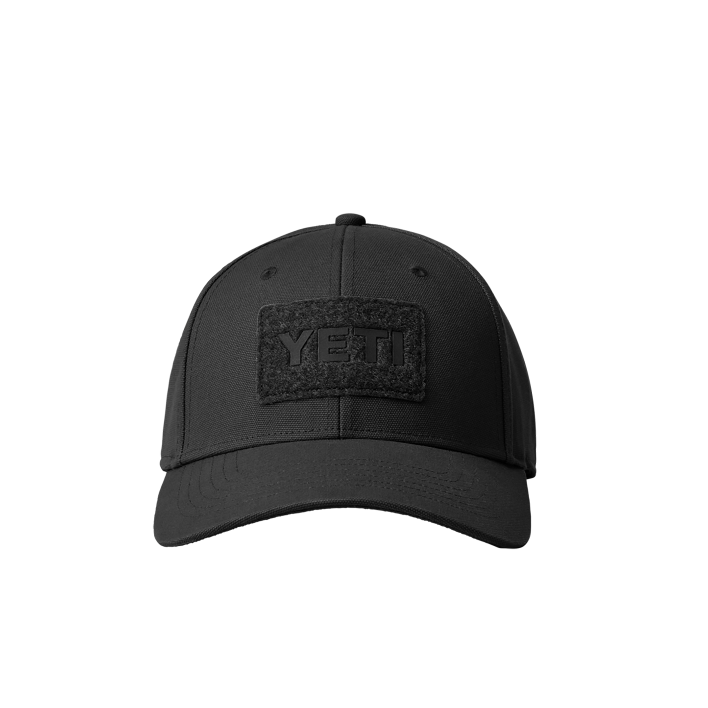 YETI Logo Velcro Badge Hat Black