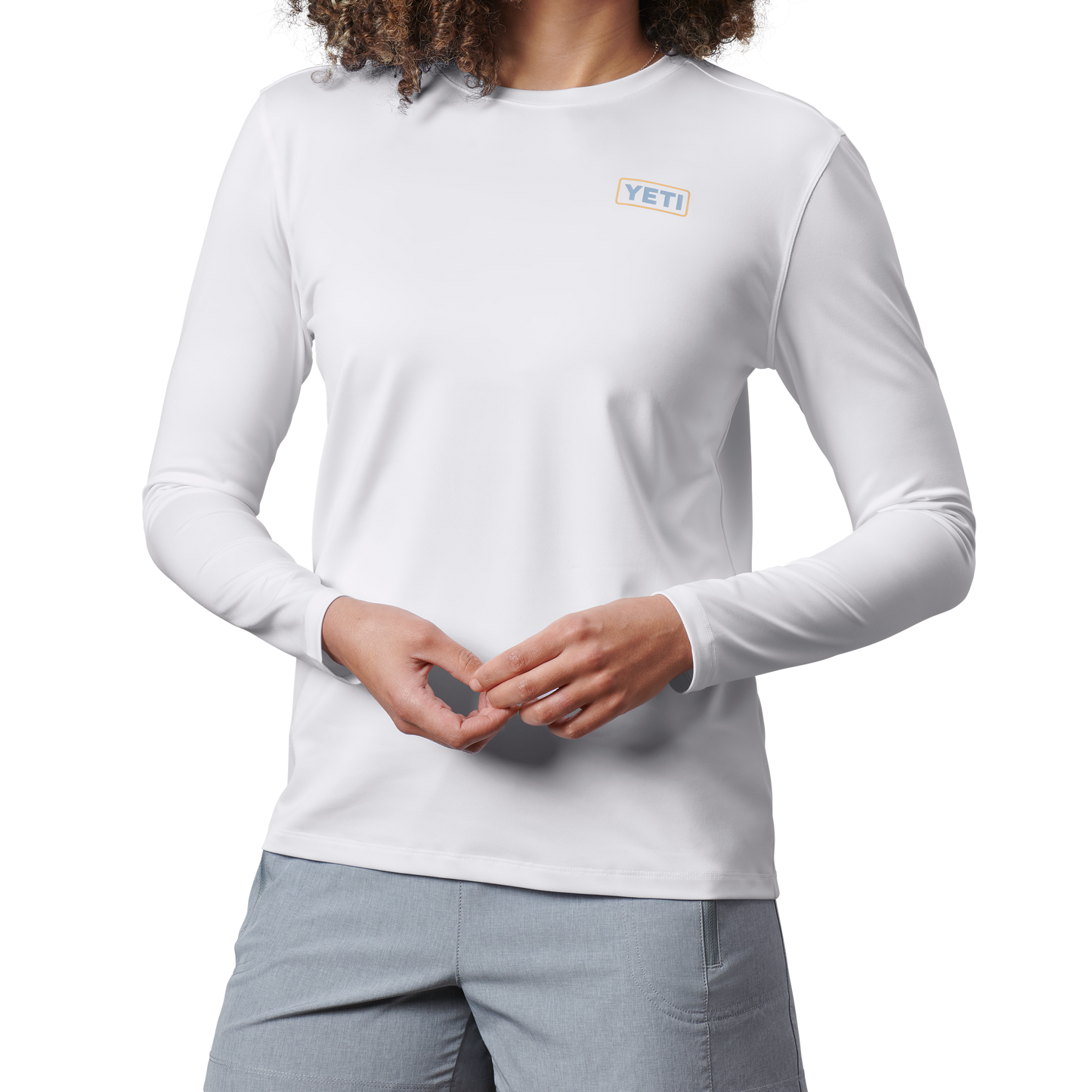 YETI Womens Surf Trip Long Sleeve Sunshirt White