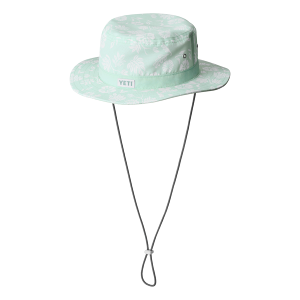 YETI Floral Print Boonie Hat Ice Blue