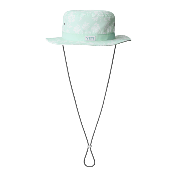 YETI Floral Print Boonie Hat Ice Blue