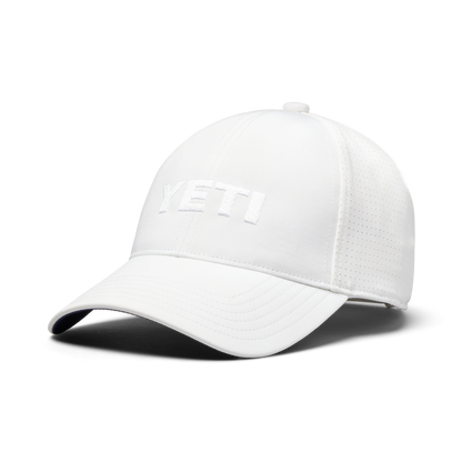 YETI™ Logo Structured Performance Hat White