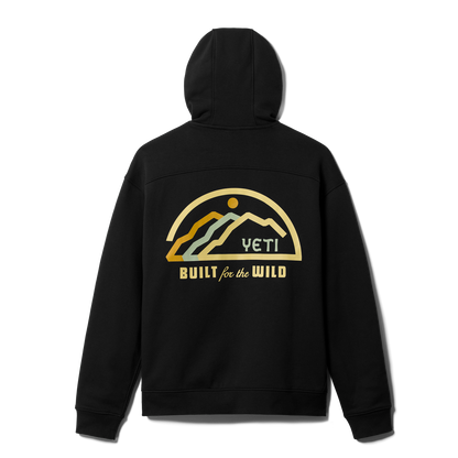 YETI Mountain Built for the Wild Hoodie Black