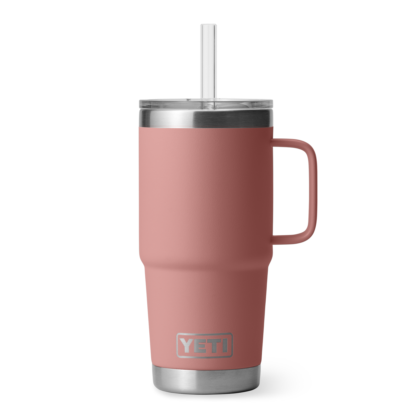 YETI Rambler® 25 oz (710 ml) Straw Mug Sandstone Pink