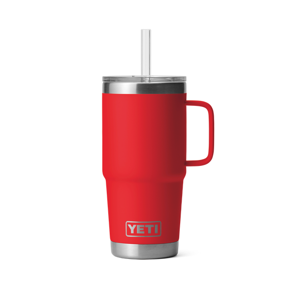 YETI Rambler® 25 oz (710 ml) Straw Mug Rescue Red