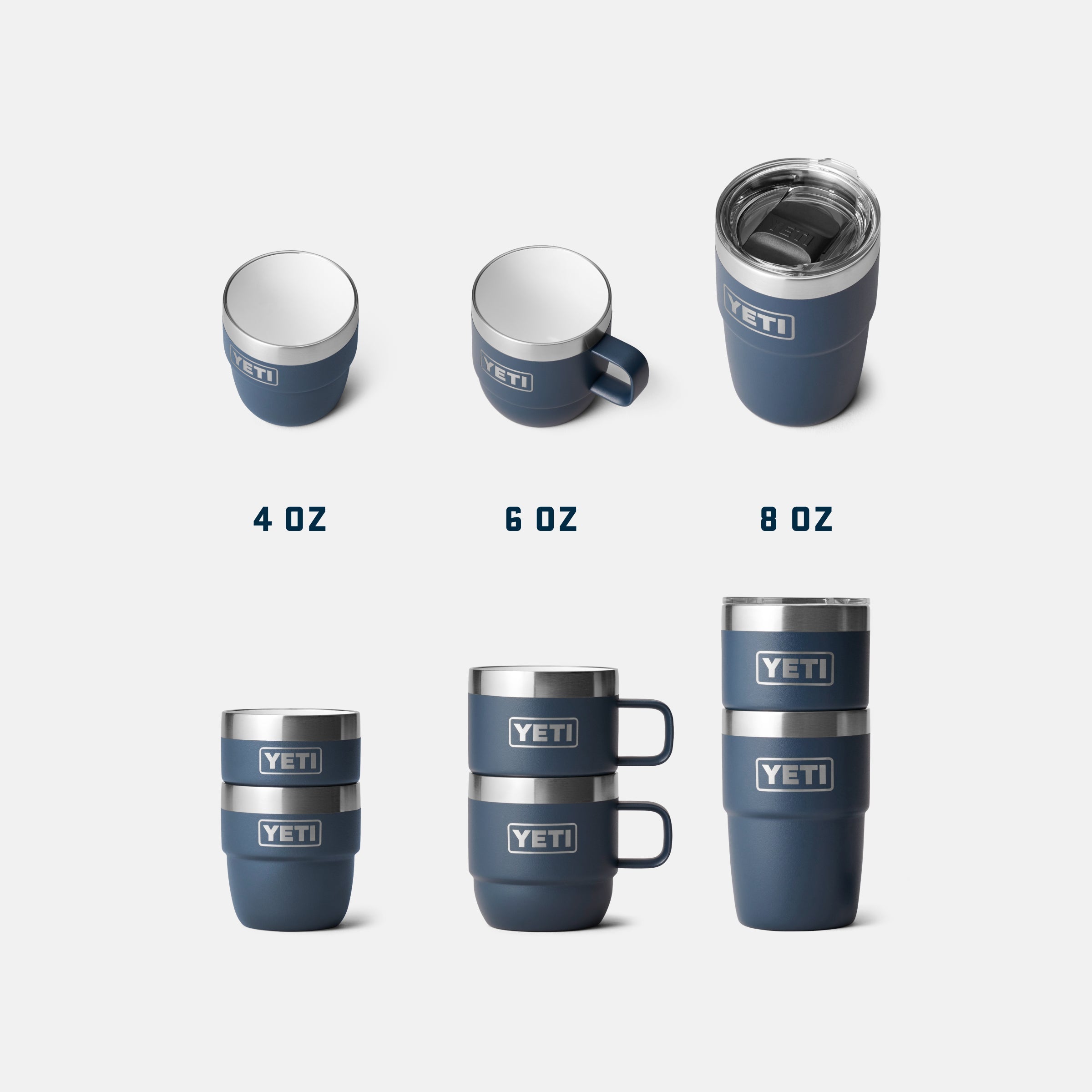 YETI Rambler® 8 oz (236 ml) Stackable Cup King Crab – YETI EUROPE