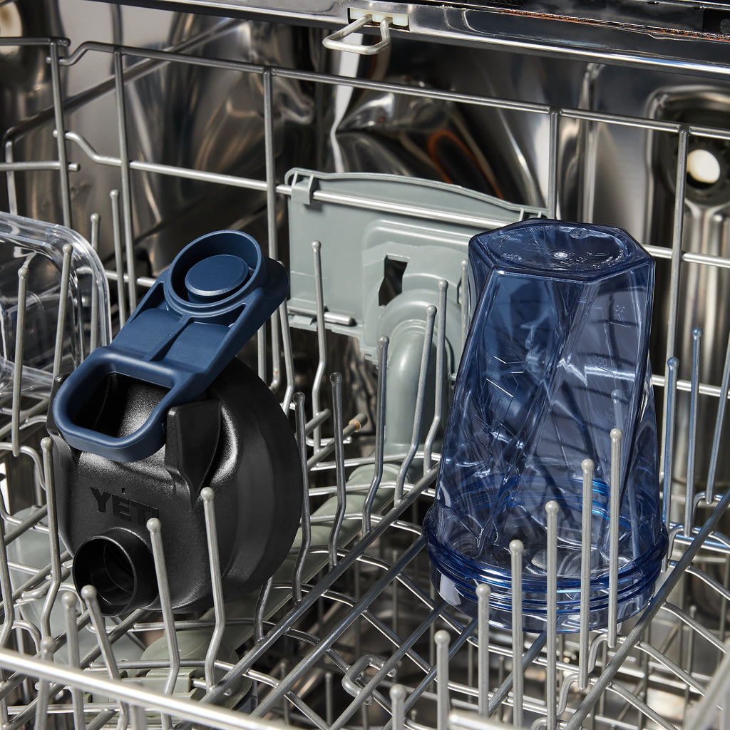 YETI Yonder Shaker Bottle in a dishwasher