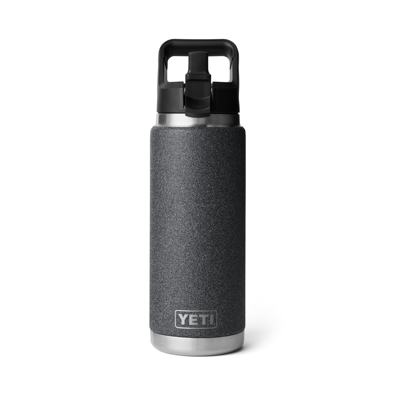 YETI Rambler® 26 oz (769 ml) Bottle With Straw Cap Black Stone