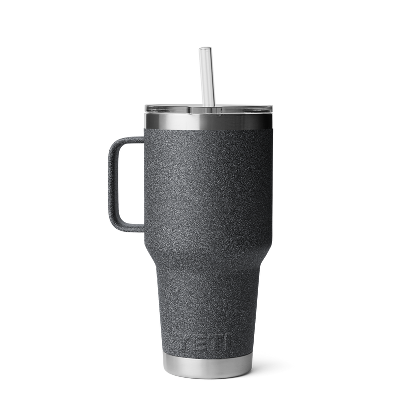 YETI Rambler® 35 oz (994 ml) Straw Mug Black Stone