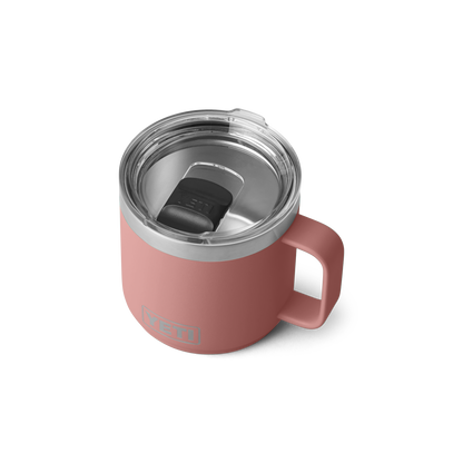 YETI Rambler® 14 oz (414 ml) Stackable Mug Sandstone Pink