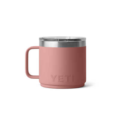 YETI Rambler® 14 oz (414 ml) Stackable Mug Sandstone Pink