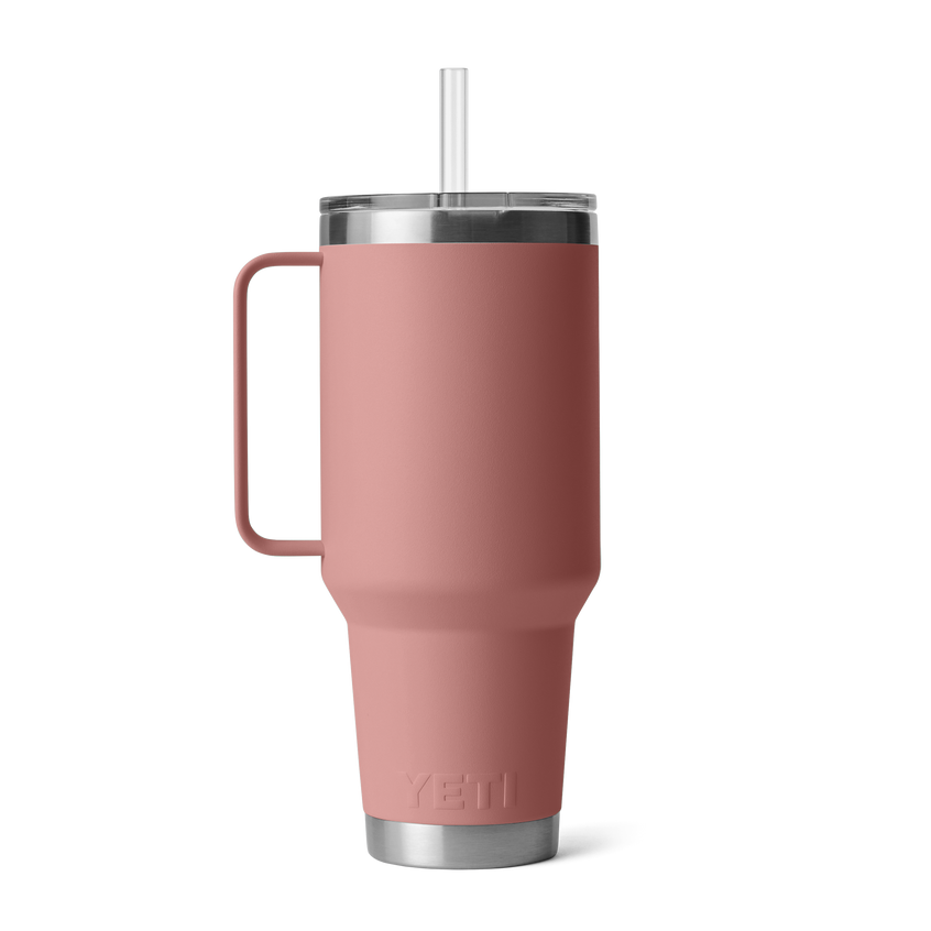 YETI Rambler® 42 oz (1242 ml) Straw Mug Sandstone Pink