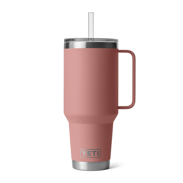 YETI Rambler® 42 oz (1242 ml) Straw Mug Sandstone Pink