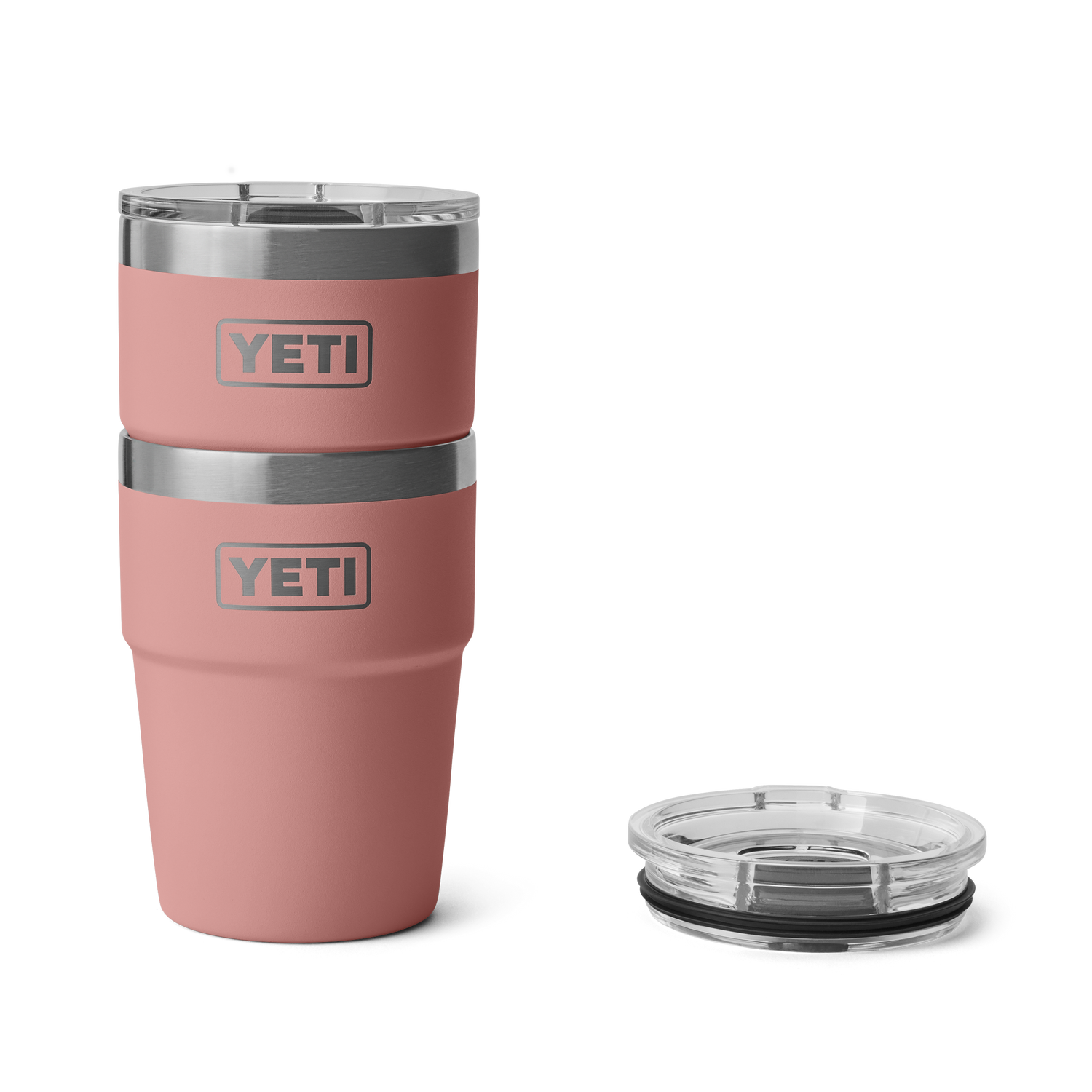 YETI Rambler® 16 oz (475 ml) Stackable Cup Sandstone Pink