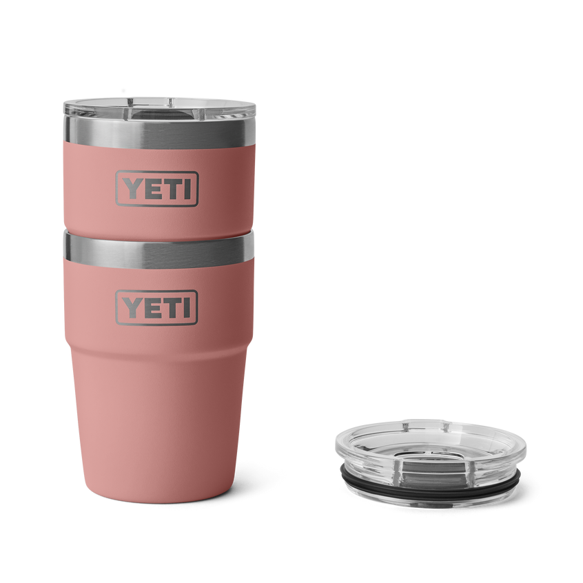 YETI Rambler® 16 oz (475 ml) Stackable Cup Sandstone Pink