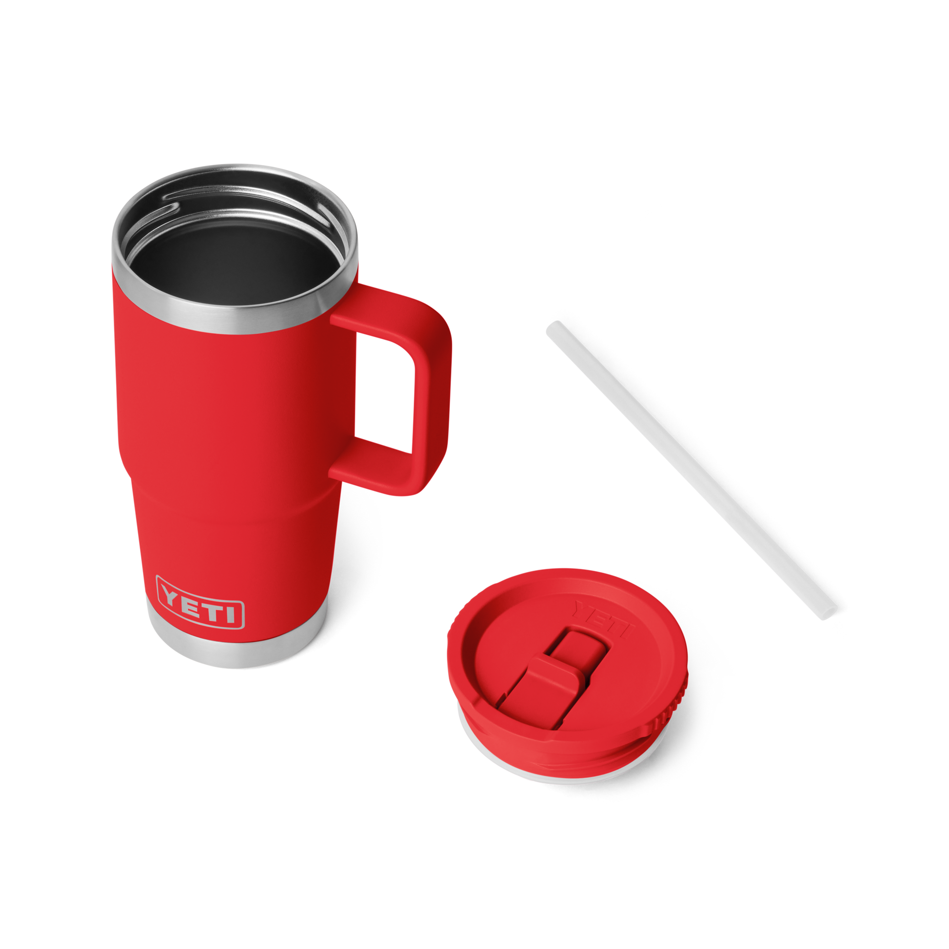 YETI Rambler® 20 oz (591 ml) Travel Straw Mug Rescue Red