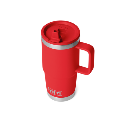 YETI Rambler® 20 oz (591 ml) Travel Straw Mug Rescue Red