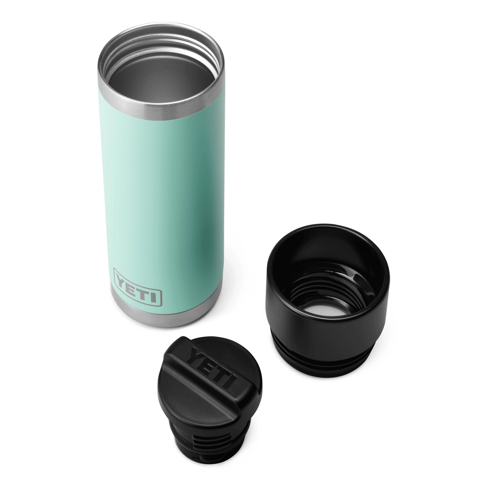 YETI Rambler® 18 oz (532 ml) Bottle With Hotshot Cap Seafoam