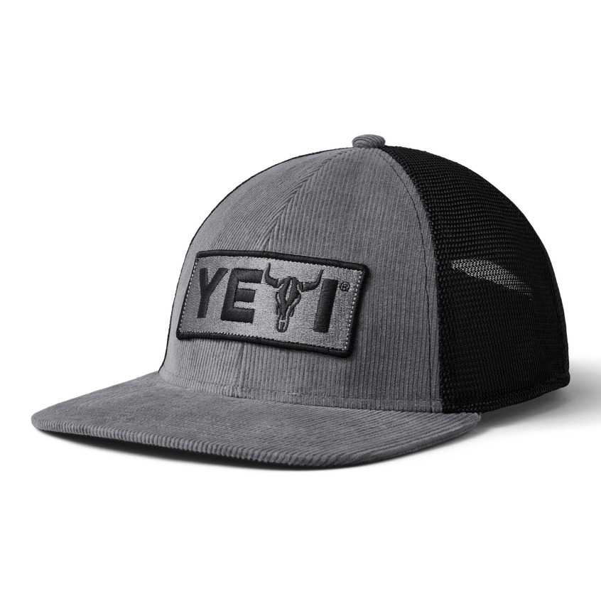 YETI Steer Flat Brim Hat Grey