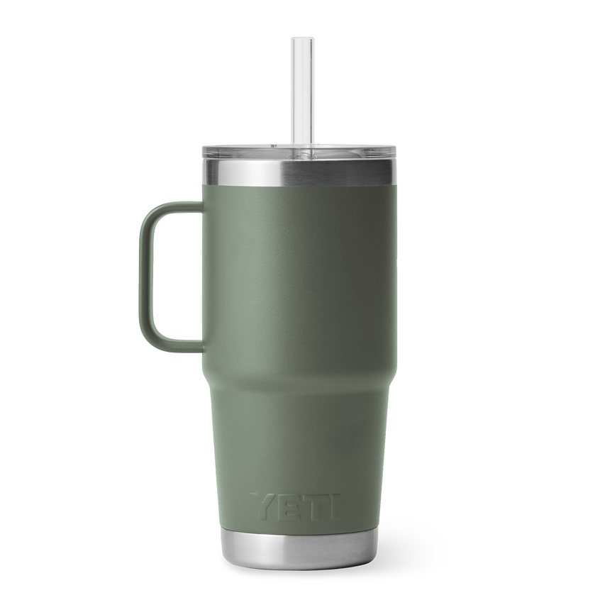 YETI Rambler® 25 oz (710 ml) Straw Mug Camp Green