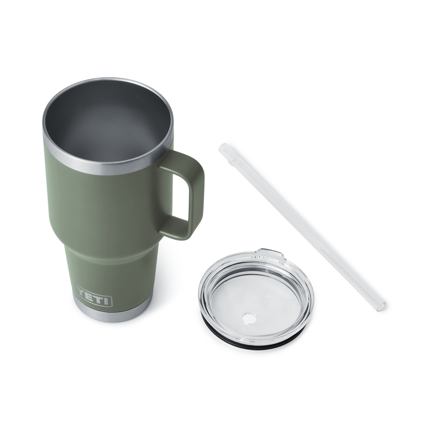 YETI Rambler® 35 oz (994 ml) Straw Mug Camp Green