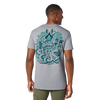 YETI Nautical Octopus Short Sleeve T-Shirt Grey