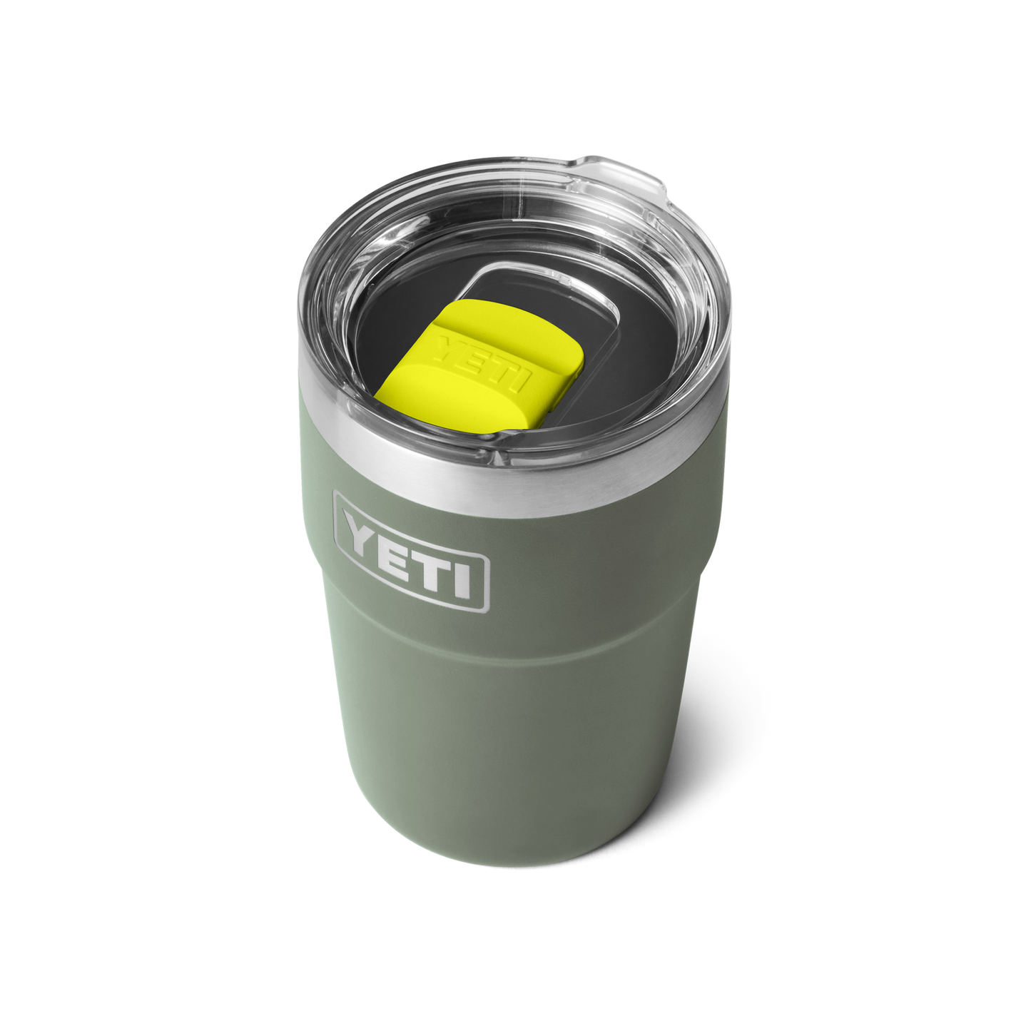 YETI Rambler® 16 oz (473 ml) Stackable Cup Camp Green / Firefly Yellow