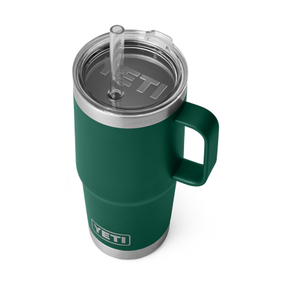 YETI Rambler® 25 oz (739 ml) Straw Mug Black Forest Green