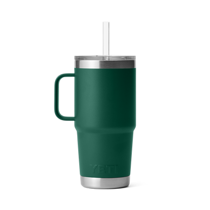 YETI Rambler® 25 oz (739 ml) Straw Mug Black Forest Green