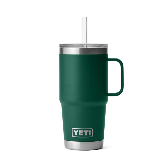YETI Rambler® 25 oz (739 ml) Straw Mug Black Forest Green