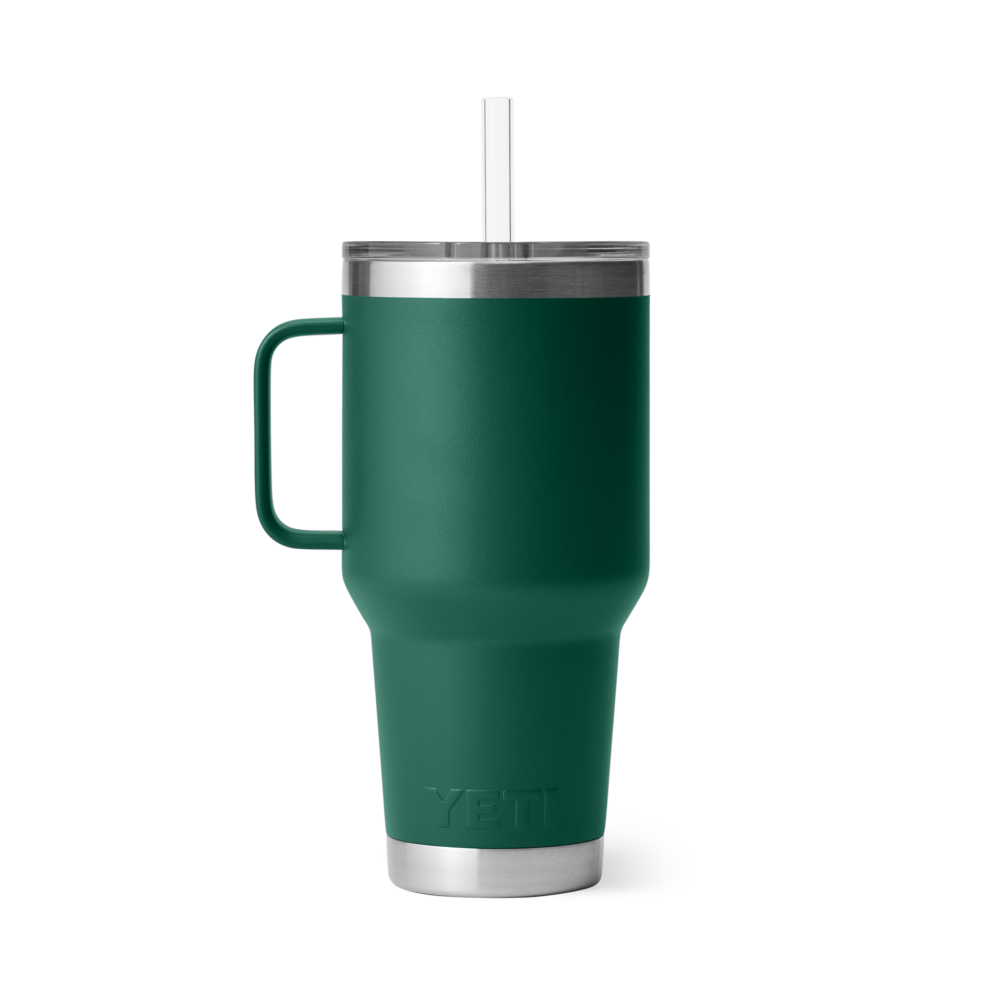 YETI Rambler® 35 oz (1 l) Straw Mug Black Forest Green