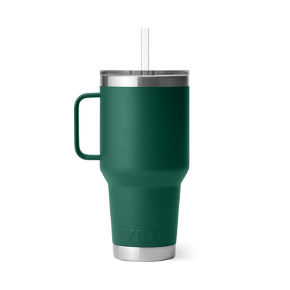 YETI Rambler® 35 oz (1 l) Straw Mug Black Forest Green