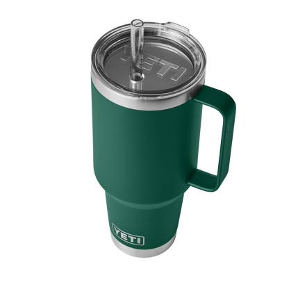 YETI Rambler® 42 oz (1.2 l) Straw Mug Black Forest Green