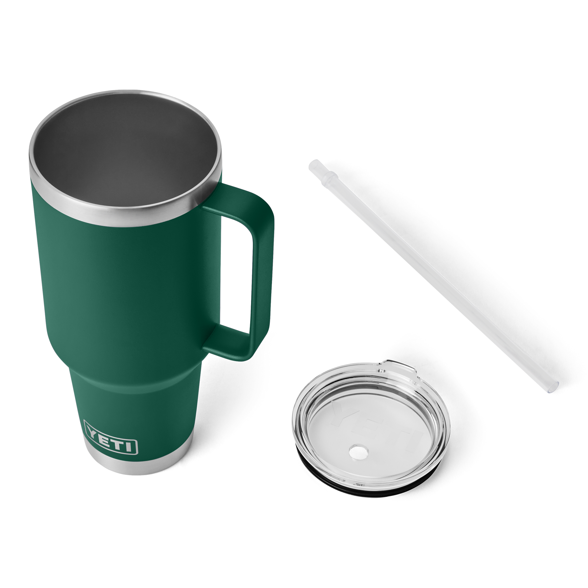 YETI Rambler® 42 oz (1.2 l) Straw Mug Black Forest Green