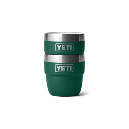 YETI Rambler® 4 oz (118 ml) Stackable Cups Black Forest Green