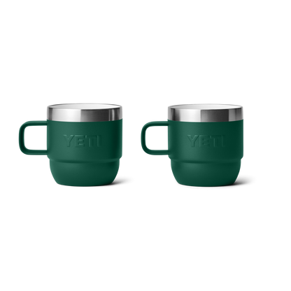 YETI Rambler® 6 oz (177 ml) Stackable Mugs Black Forest Green