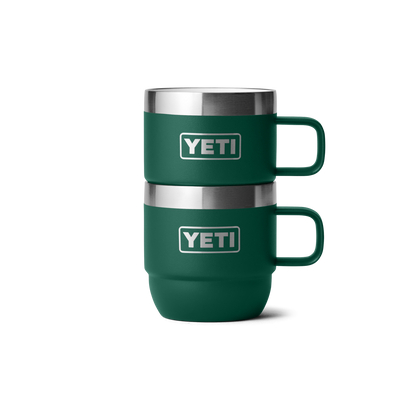 YETI Rambler® 6 oz (177 ml) Stackable Mugs Black Forest Green