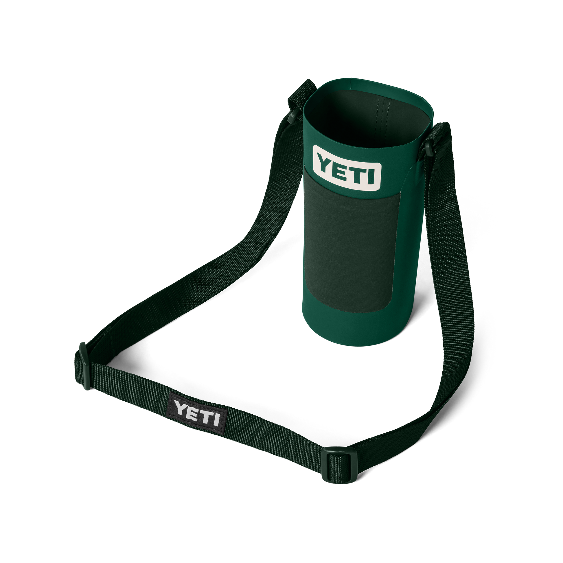 YETI Rambler® Bottle Sling Small Black Forest Green