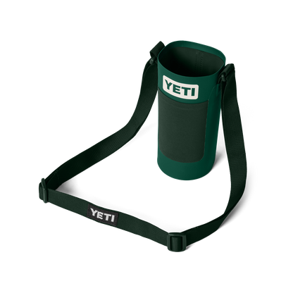 YETI Rambler® Bottle Sling Small Black Forest Green
