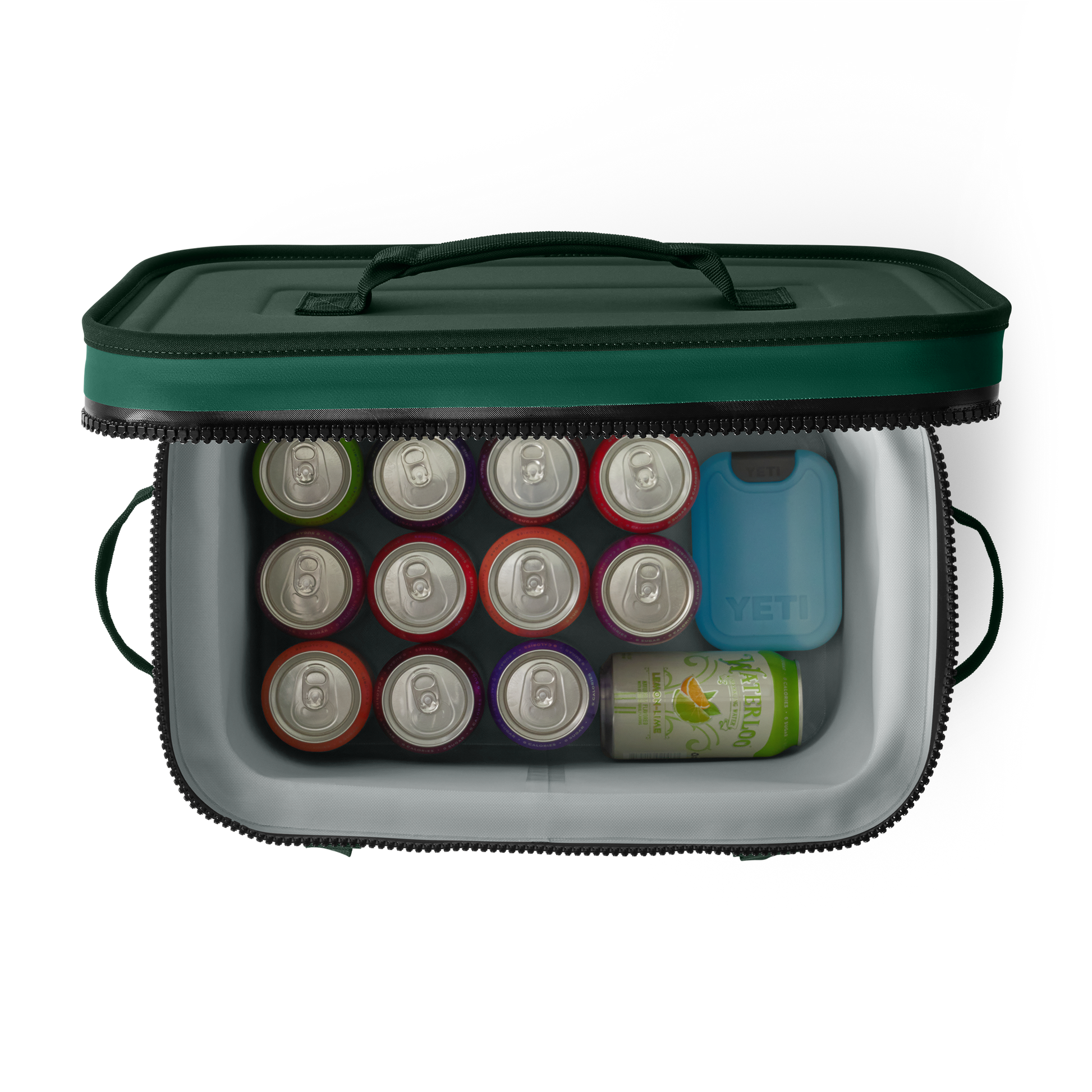 YETI Hopper Flip® 18 Cool Bag Black Forest Green