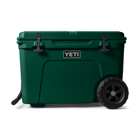 YETI Tundra Haul® Wheeled Cool Box Black Forest Green