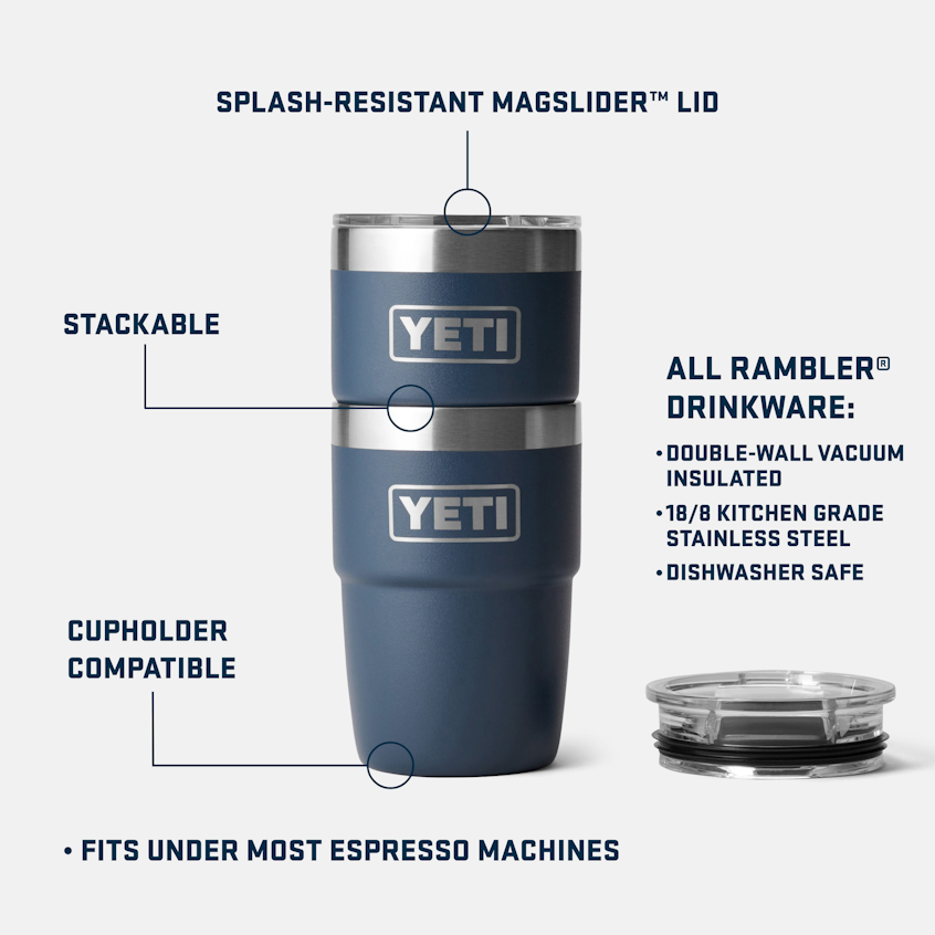 YETI Rambler® 8 oz (237 ml) Stackable Cup Black