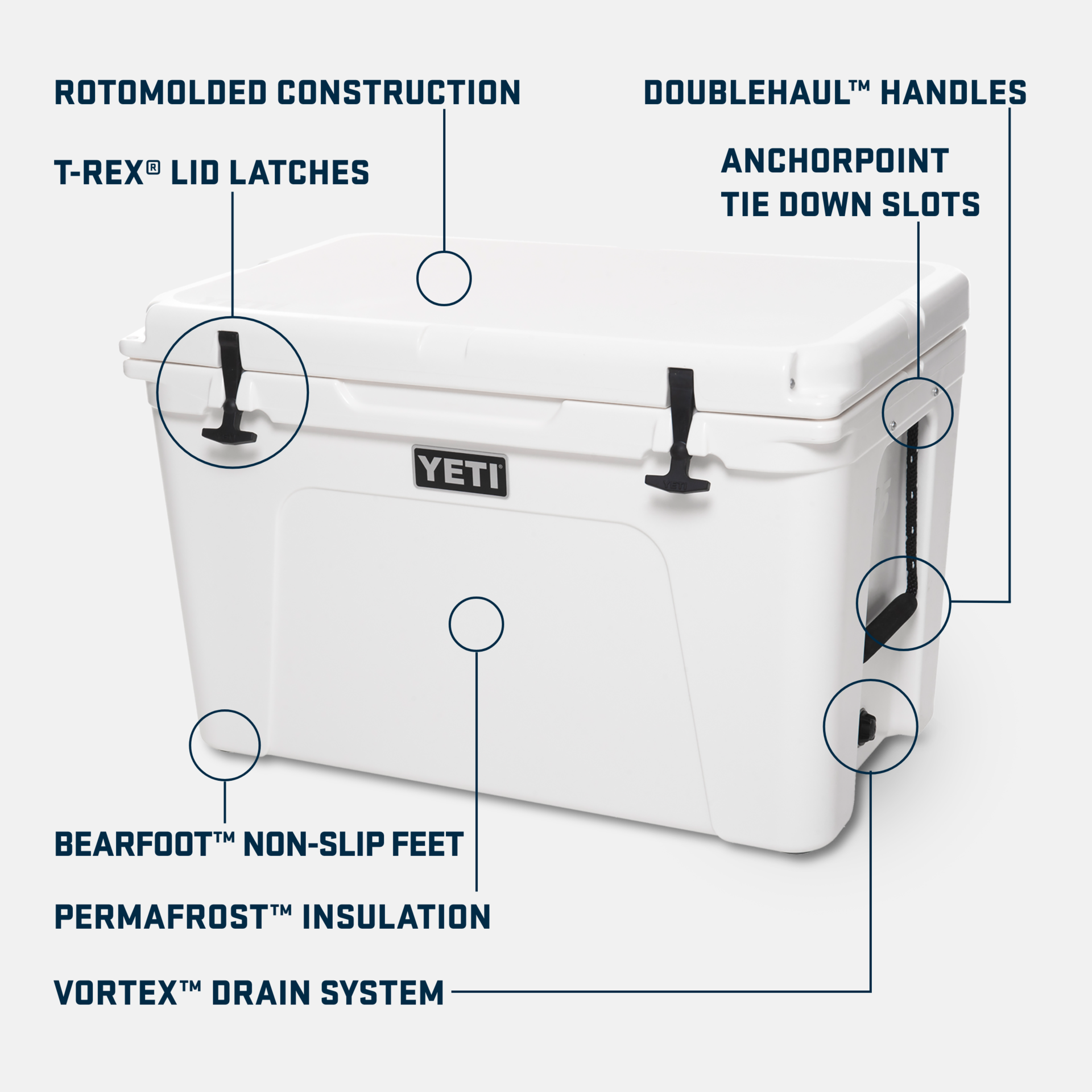 YETI Tundra® 105 Cool Box White