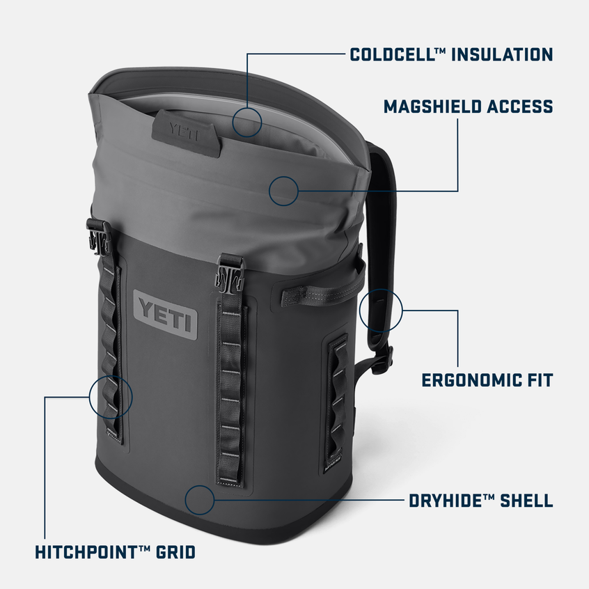 YETI Hopper® M20 Soft Backpack Cooler Black