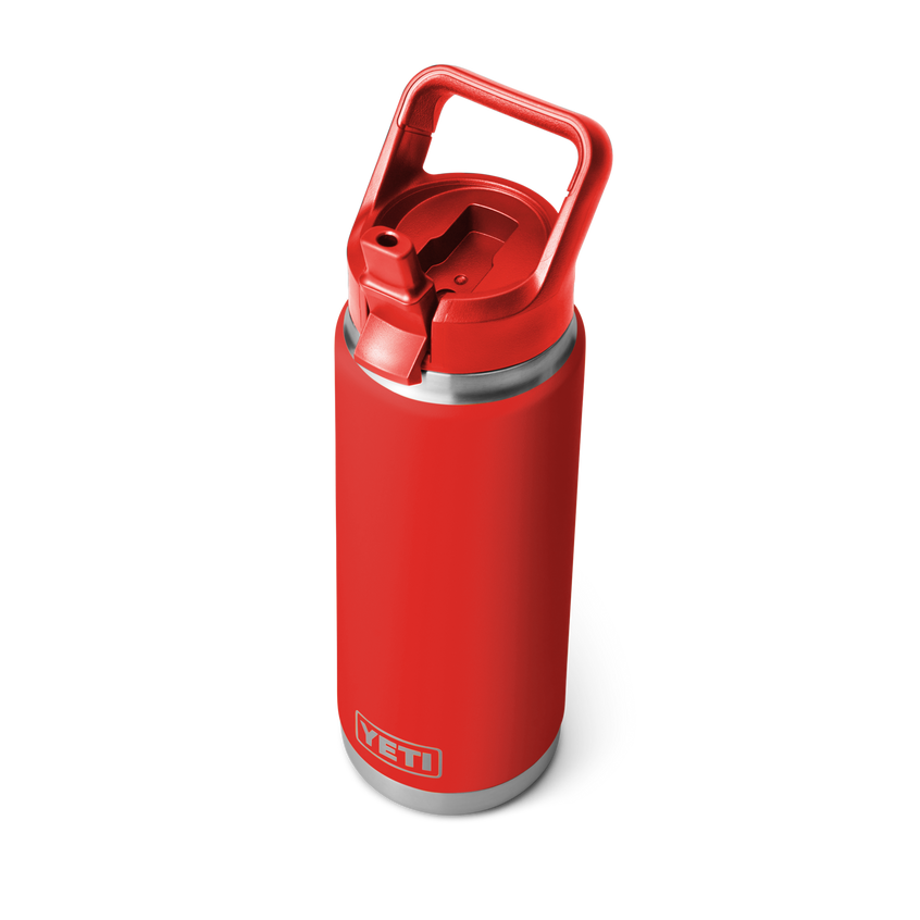 YETI Rambler® 26 oz (769 ml) Bottle With Straw Cap Rescue Red