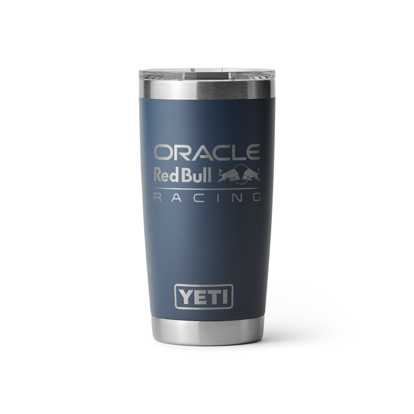 YETI ORACLE RED BULL RACING Rambler® 20 oz (591 ml) Tumbler - Driver Badge - Checo Navy