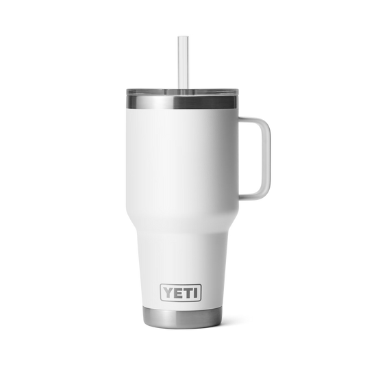 YETI Rambler® 35 oz (994 ml) Straw Mug White